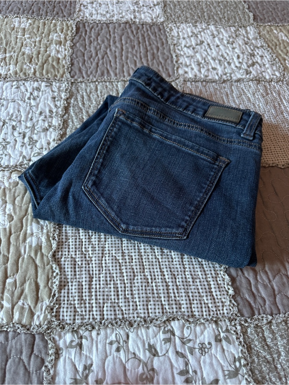 Women’s Denver Hayes Mia Dark Indigo Skinny Jeans Mid-Rise 14x28 - Picture 8 of 9